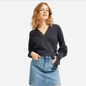 Everlane Washable Silk Wrap Top